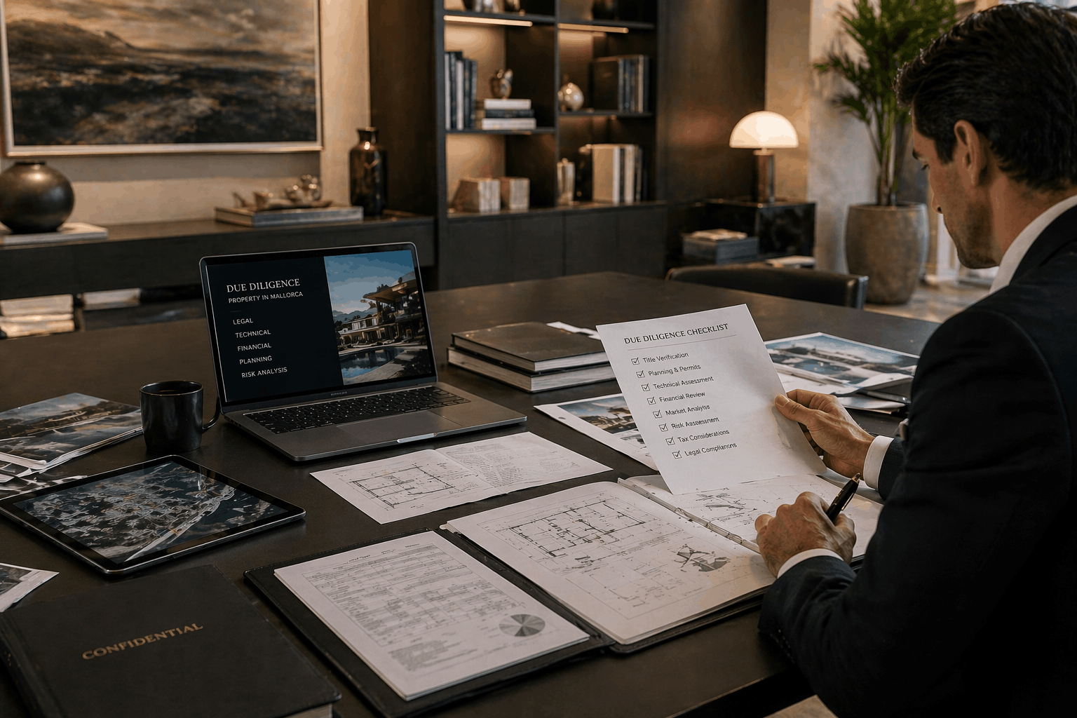 Due diligence para adquisición inmobiliaria en Mallorca